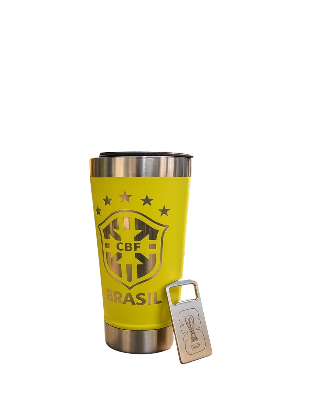 Copo personalizado do Brasil para a Copa